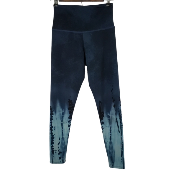 Onzie Pants - Onzie Flow Legging Highrise Tie Dye Blue S/M